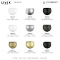 thumbnail image 3 of Livex Lighting - Piedmont - 1 Light Wall Sconce In Transitional Style-7.63, 3 of 12