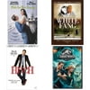 Assorted 4 Pack DVD Bundle: While You Were Sleeping, White Fang: The Complete Series, Hitch, Jurassic World: Fallen Kingdom
