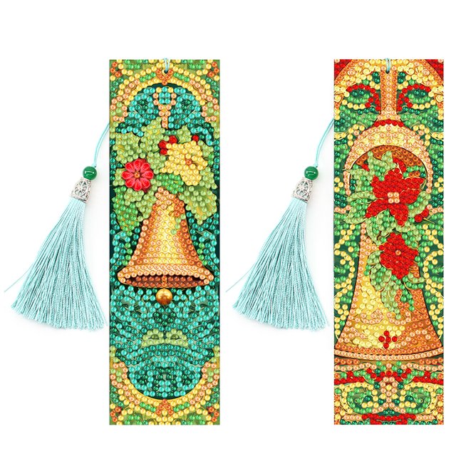 Marcador Pintura DIY Con Diamantes 2 Uds. Artesanía Forma Especial Navidad Bonita Y Delicada