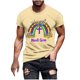 thumbnail image 1 of Camisetas de Manga Corta para Hombre Imprimir Deportes de Manga Corta Cuello Redondo Blusa Algodón Poliéster, Nueva Moda Casual Camiseta para Hombres, 1 of 1