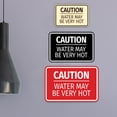 thumbnail image 4 of Signs ByLITA Classic Framed Caution Water May be Very Hot Durable ABS Plastic | Laser Engraved | Easy Installation | Elegant Design Sign (Black) - Large, 4 of 8