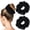 Black*2, variant on 4PCS Black Satin Silk Scrunchies for Women, 6.3Inches Extra Large Hair Scrunchy Oversized Thick Elastic Hair Ties Hair Bands Ponytail Holders Jumbo Hair Scrunchies