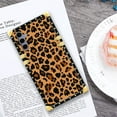 thumbnail image 6 of FKBRCL4U Compatible with Samsung Galaxy S24 S25 Case, Brown Leopard Texture Luxury Golden Decoration for Girl Women Soft TPU Shockproof Protective Hard PC Back, 6 of 7