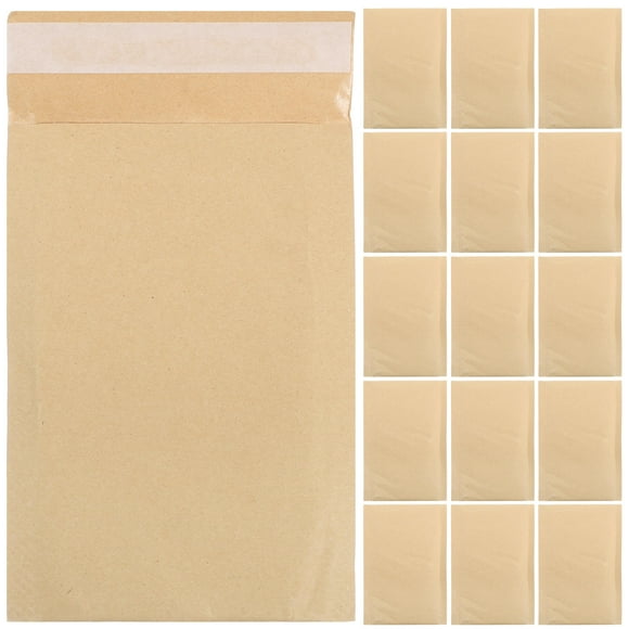 CTIRCHIU 50Pcs Padded Mailing Envelopes Khaki Kraft Bubble Mailers Waterproof Tear Resistant Bags