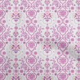 thumbnail image 1 of oneOone Silk Tabby Purple Fabric Block Craft Projects Decor Fabric Printed By The Yard 42 Inch Wide, 1 of 6