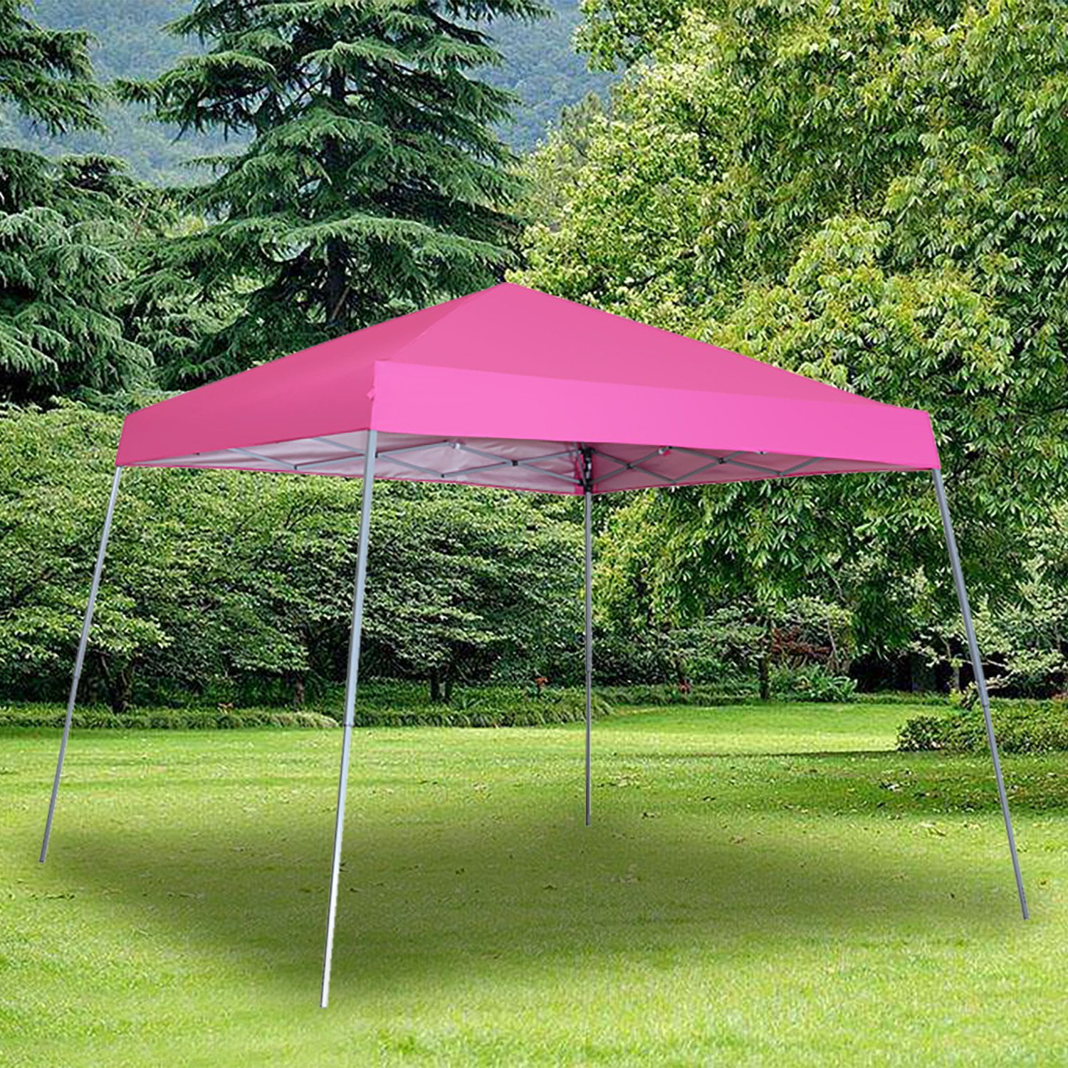 8 x 8 Ft Canopies 10x 10 Ft Base Slant Legs Pop up Canopy Tent for ...