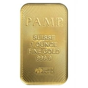 1 oz Gold Bar - PAMP Suisse w/ Assay Card - Walmart