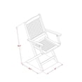thumbnail image 2 of Pemberly Row Table Pliante et 2 Chaises Pliantes d'Extérieur - Fini à l'Huile Naturelle, 2 of 7