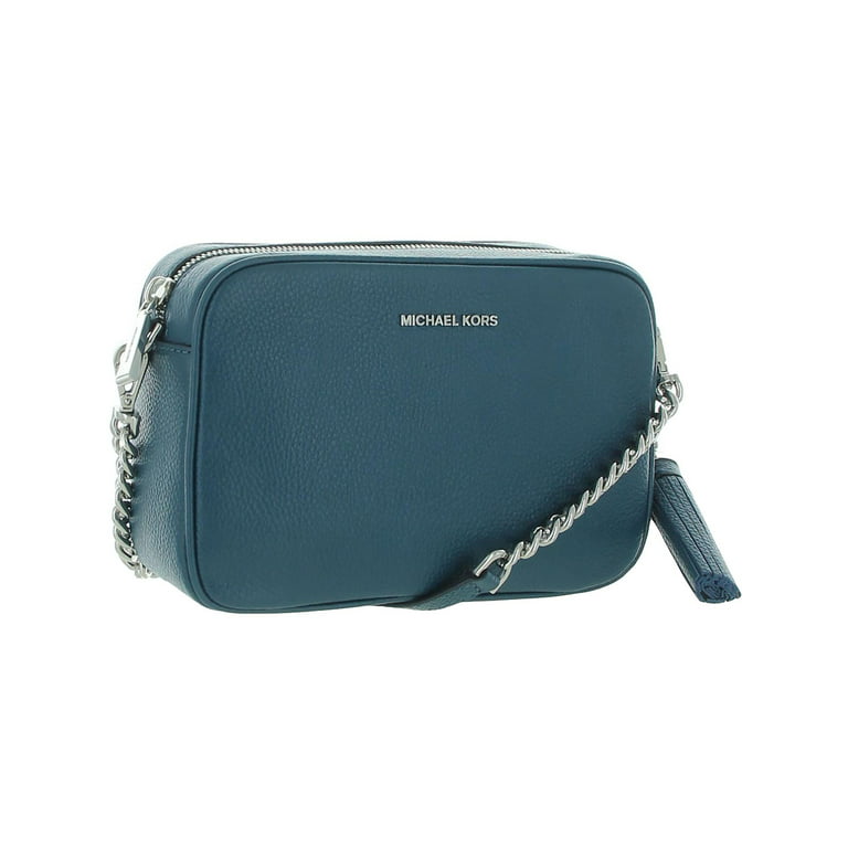 Michael Kors Ginny Ladies Small Teal Leather Crossbody Bag 32F7SGNM8L402 