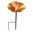 thumbnail image 7 of Hvmvliv Outdoor Bird Feeder Stake Mount Metal Bird Bath for Outdoor Garden, Hummingbird Feeder and Yard Decoration Yellow, 7 of 7