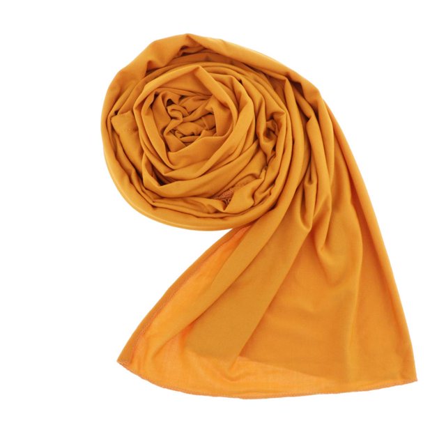 Bufanda larga musulmana de para proteger musulmán del mantón del hijab de la bufanda de la arruga del para mujer Amarillo Salvador Dali Mujer arruga bufanda de hijab