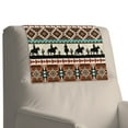 thumbnail image 7 of TSOVTHRID Aztec Tribal West Cowboy Print Recliner Headrest Cover Non Slip Protective Couch Chair Head Protector for Sofa Stain Resistant Head Rest Cover for Recliner 17x27 in, 3 PCS, 7 of 7