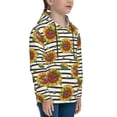 thumbnail image 3 of Haiem Cute Sunflowers Pattern Boys Hoodie, Youth Pullover Hooded Sweatshirt, Kangaroo Pocket Hoodie for Kids Girls -Large, 3 of 6