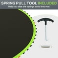 thumbnail image 7 of Kadyn Trampoline Replacement Mat with 72 V-Hooks and 5.5" Springs (Spring & Frame not Included), Recreational Big Trampolines Fits 12' Trampoline, Green, 7 of 7