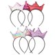 thumbnail image 3 of KAKOWELY 6 diademas brillantes con forma de corona para niñas, con lentejuelas, para fiestas., 3 of 5