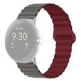 thumbnail image 1 of For Google Pixel Watch Silicone Replacement Strap 20mm Magnetic Closure Watch Band - Star Light, 1 of 5