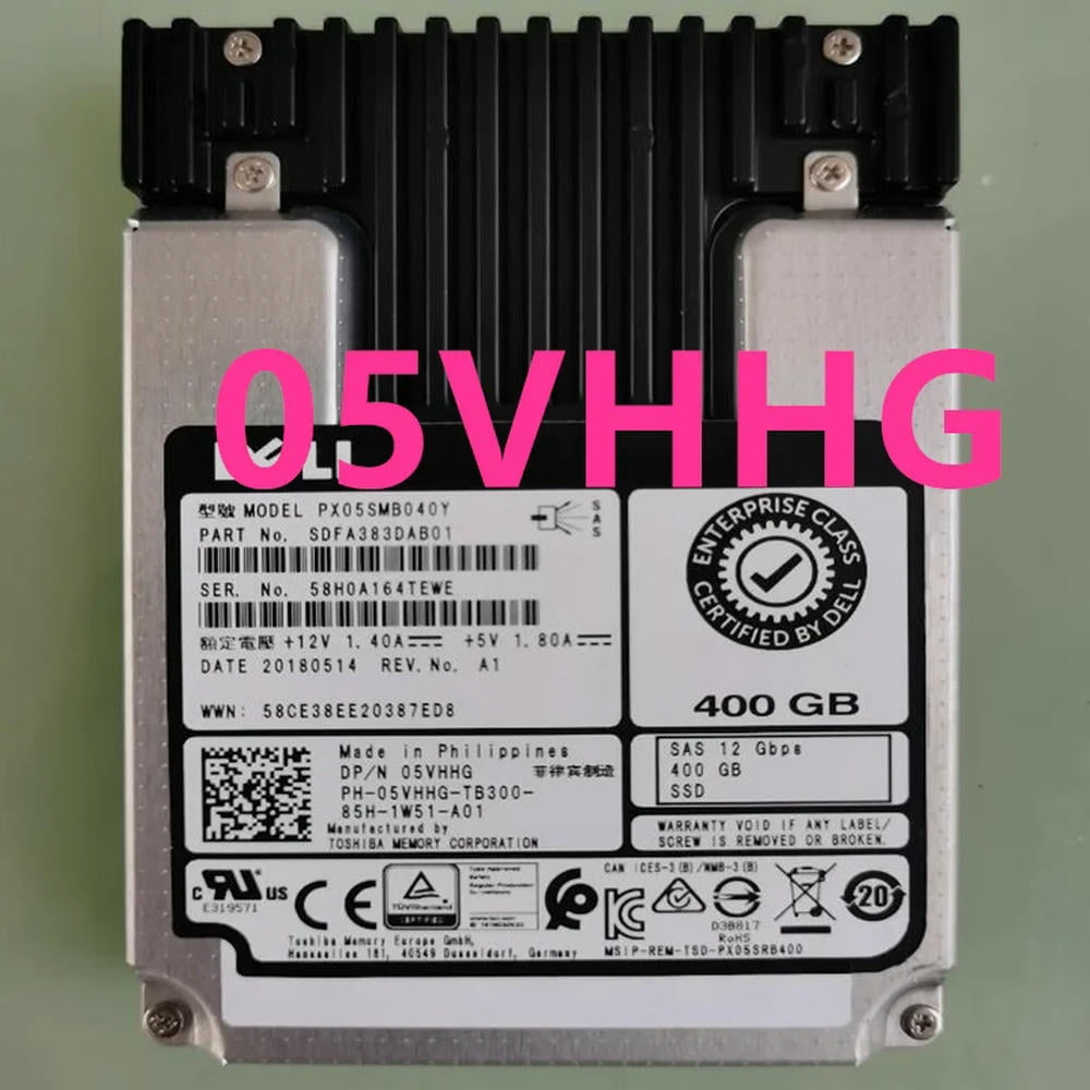 FOR Solid State Drive For 400GB 2.5 SAS SSD For PTCWC 0PTCWC 1J5K9 01J5K9 5VHHG 05VHHG