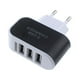 thumbnail image 1 of Adaptador de corriente con enchufe europeo, triple cargador de pared USB 3.1A compatible con cargador de teléfono de viaje, 1 of 2