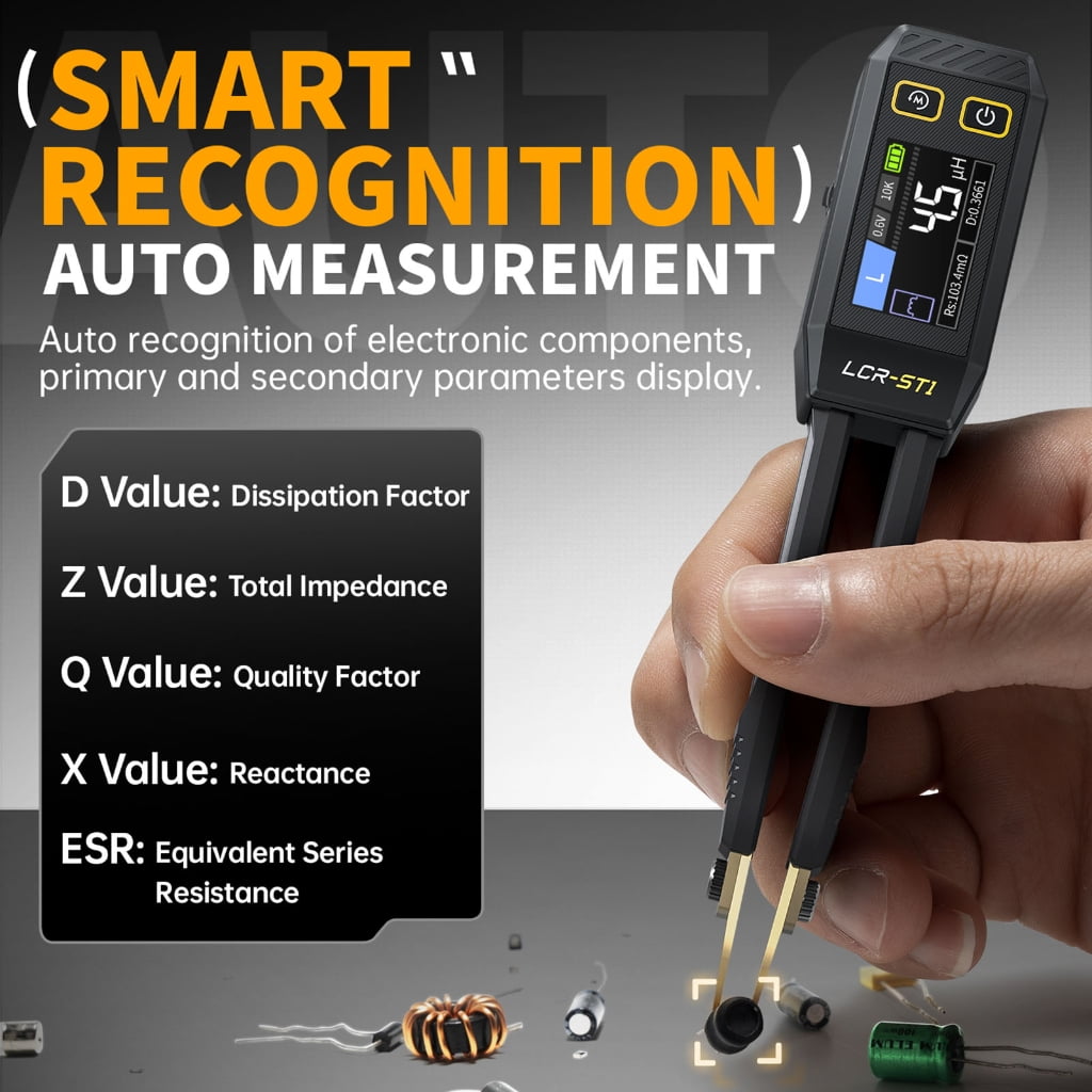 Gieenan Electronic Component Analyzer Tweezer Tester Automatic Component Recognition