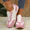 thumbnail image 3 of Dakaela Women's Fashion Sneakers Classic Retro Suede Casual Tennis Shoes Comfortable Slip on Walking Shoes with Rubber Sole Pink 7.5, 3 of 8