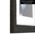 thumbnail image 5 of ArtToFrames 10x32 inch Wide Real Reclaimed Charcoal Barnwood Picture Frame, Black Wood Poster Frame (4819), 5 of 8