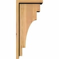 thumbnail image 3 of 7 1/2"W x 10"D x 22"H Mediterranean Smooth Corbel w/Backplate, Western Red Cedar, 3 of 9