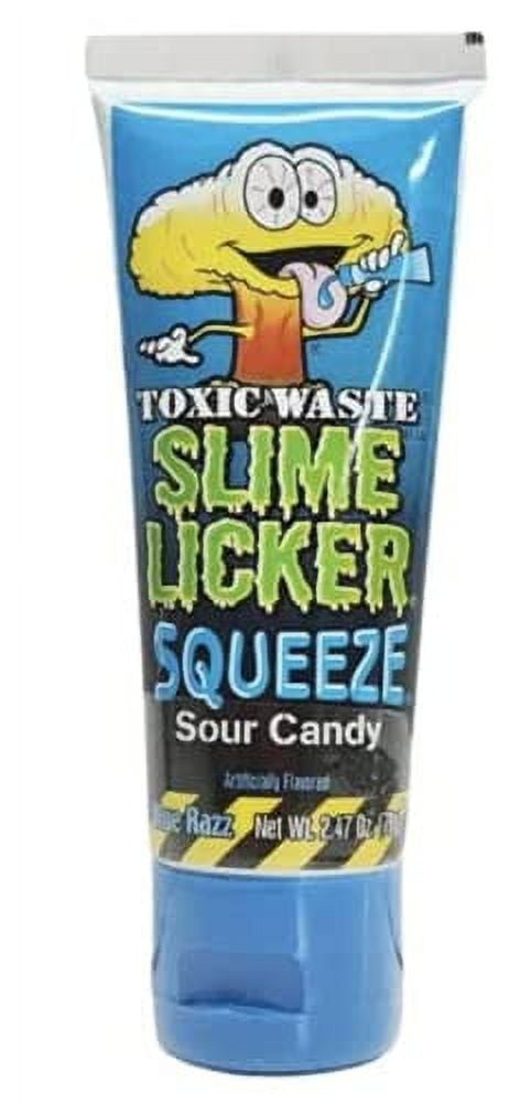 キャンディーページ Toxic Waste Slim Licker Sour Squeeze Candy, 2.47 Oz. Blue