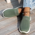 thumbnail image 2 of DeHolifer Women's Shoes Wide Arch Support Slip-On Orthowalk Sneakers Casual Breathable Walking Anti-Skid Sports Shoes, 2 of 7
