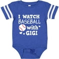 thumbnail image 3 of Inktastic I Watch Baseball with My Gigi Boys or Girls Baby Bodysuit, 3 of 5