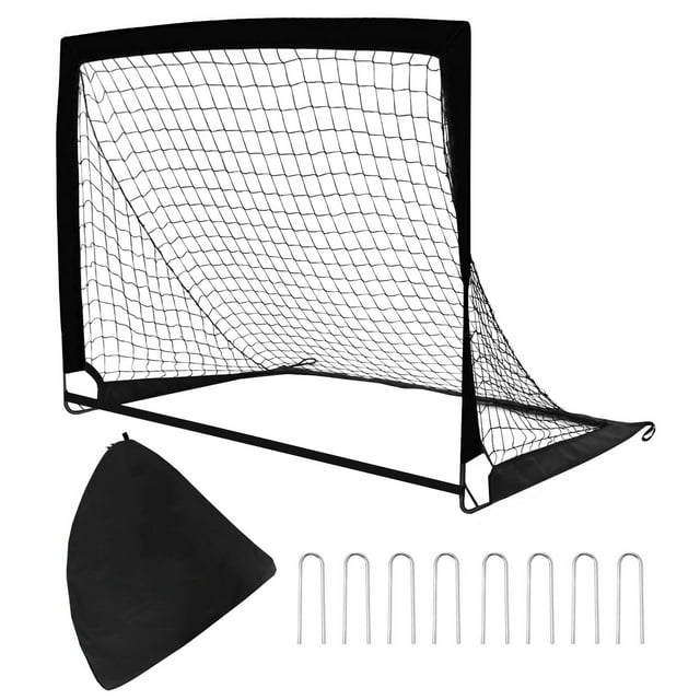 Portable Kids Soccer Goal 4' x 3' Pop-up Football Goal