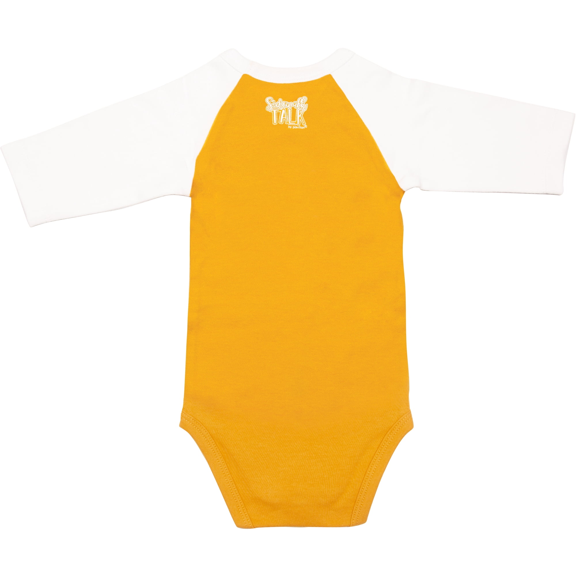 Best Baby - 6-12 Months 3/4 Length Sleeve Mustard Onesie
