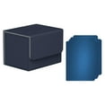 thumbnail image 4 of Contenedor de caja de la carta contenedor premium de cierre magnético de cierre soporte de caja de almacenamiento de tarjeta de manga Azul oscuro, 4 of 8