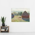 thumbnail image 2 of Claude Monet Meules Milieu Du Jour Haystacks Midday Extra Large Art Print Wall Mural Poster Premium XL, 2 of 3