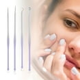 thumbnail image 4 of Unique Bargains Convenient Full Moon Pimple Extractor Kit 1 Set Purple, Silver Tone, 4 of 6