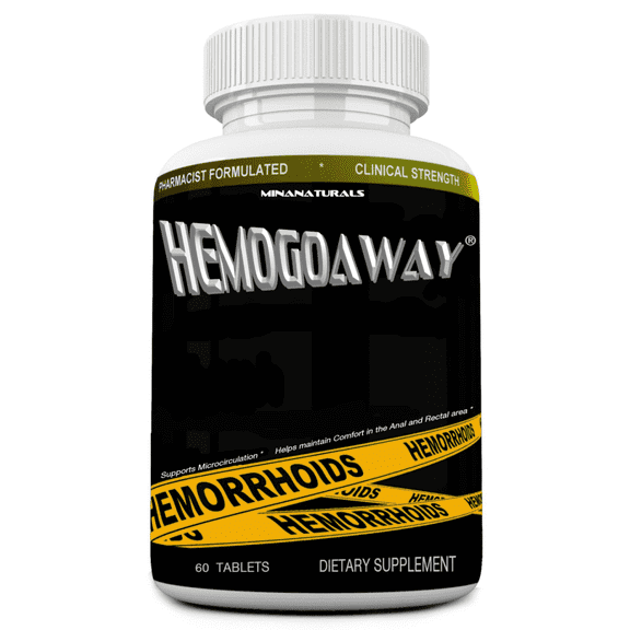HEMOGOAWAY® Natural Hemorrhoid and Piles Relief Pills. 60 Tablets