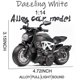 thumbnail image 4 of Tire hacia atrás mini juguetes de motocicleta, 1:14 pequeño regalo con iluminación musical, juguetes clásicos de motocicleta para niños Cumpleaños de Navidad para niños 3-12 años / BLANCO / kaili Sencillez, 4 of 4