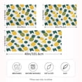 thumbnail image 4 of Pineapple Geometric Pattern Pillowcase King Size 40''x20'' Satin Double-Sided Print Soft Wrinkle Resistant, 4 of 9