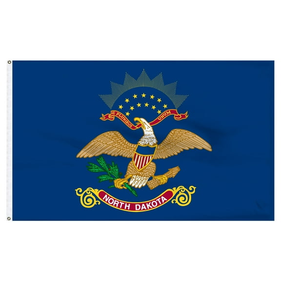 North Dakota Flag 5 x 8 Feet Nylon