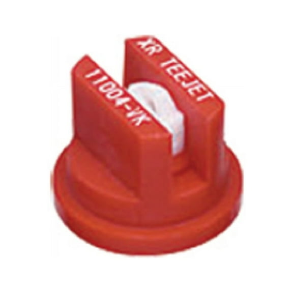 XR11004-VK Teejet Nozzle, Extended Range Flat Spray Tip, Red