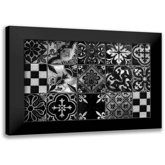 Sophie 6 14x11 Black Modern Framed Museum Art Print Titled - Floor Plan