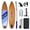 Purple, variant on Blue 11'x34""x6"" Inflatable Stand Up Paddle Board with Accessories, PVC SUP for Beginners, Stable Paddle Board for Open Water, Travel & Surfing