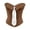 t-155Brown, variant on Sleek Corset Bustier For Women With Neckline Tie Strapless Control Body Overbust Corsets,White,S