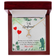 thumbnail image 1 of To My Girlfriend Hobby Job Life Alluring Ribbon Necklace Message Card, 1 of 7
