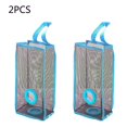 thumbnail image 1 of 2PC Kitchen Hanging Type Breathable Mesh Grid Garbage Bags Storage Bag, 1 of 5