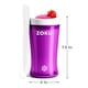 thumbnail image 2 of ZOKU Jumbo Slush and Shake Maker, taza compacta para hacer y servir con núcleo congelador crea batidos, granizados y batidos de una sola porción en minutos, sin BPA, morado, 2 of 5