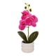 thumbnail image 2 of Decoración del hogar, decoración de habitaciones, decoración de paredes, orquídea Phalaenopsis artificial, arreglo floral realista, decoración en maceta, accesorio para fotografía de bodas, flores, pl, 2 of 9
