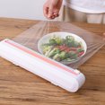 thumbnail image 2 of Matsuzay Dispensador de envolturas de alimentos ABS, portátil, ajustable, impermeable, a prueba de polvo, 12 ventosas, accesorios para Organizadores de utensilios de cocina, 2 of 6