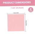 thumbnail image 2 of Tear-Away Microfiber Cleaning Cloth Roll, 2 Rolls, 20 Sheets Each, Pink, 2 of 6