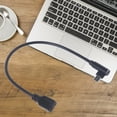 thumbnail image 5 of 90 Degree Micro USB Male to Female Extension Cable Cord for Cellphone Mobile Phone Tablet and more, 5 of 7