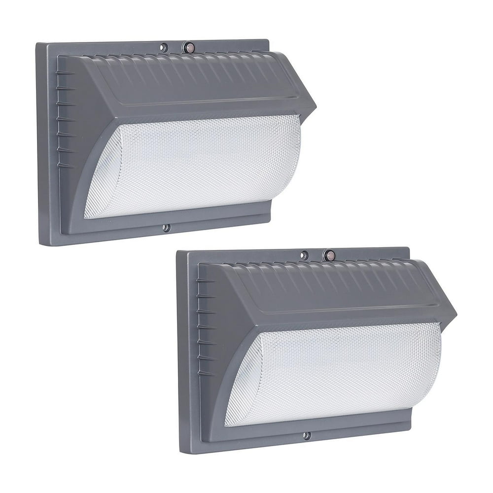 Honeywell LED Rectangular Security Light (2 Pk., Titanium Gray